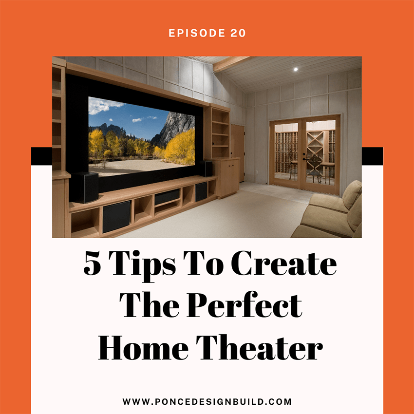 5 Tips to Create the Perfect Home Theater