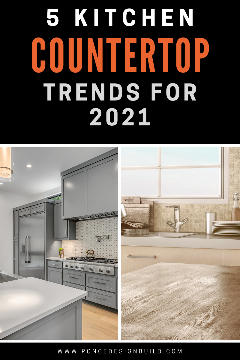 5 Kitchen Countertop Trends for 2021