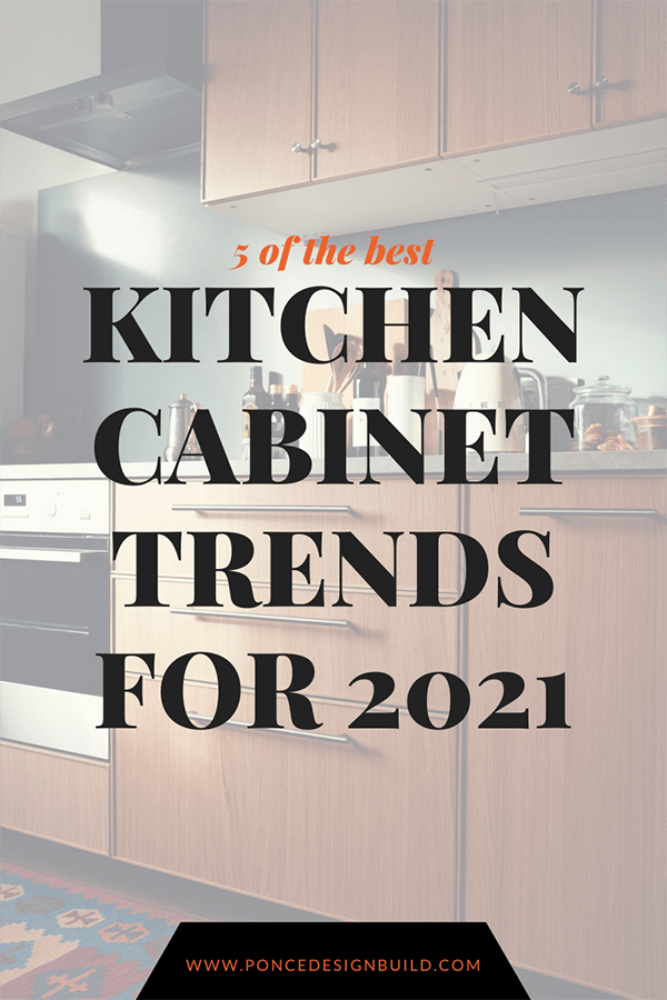 Kitchen Cabinet Trends For 2021